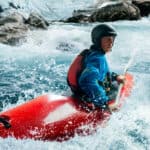 Whitewater kayaking